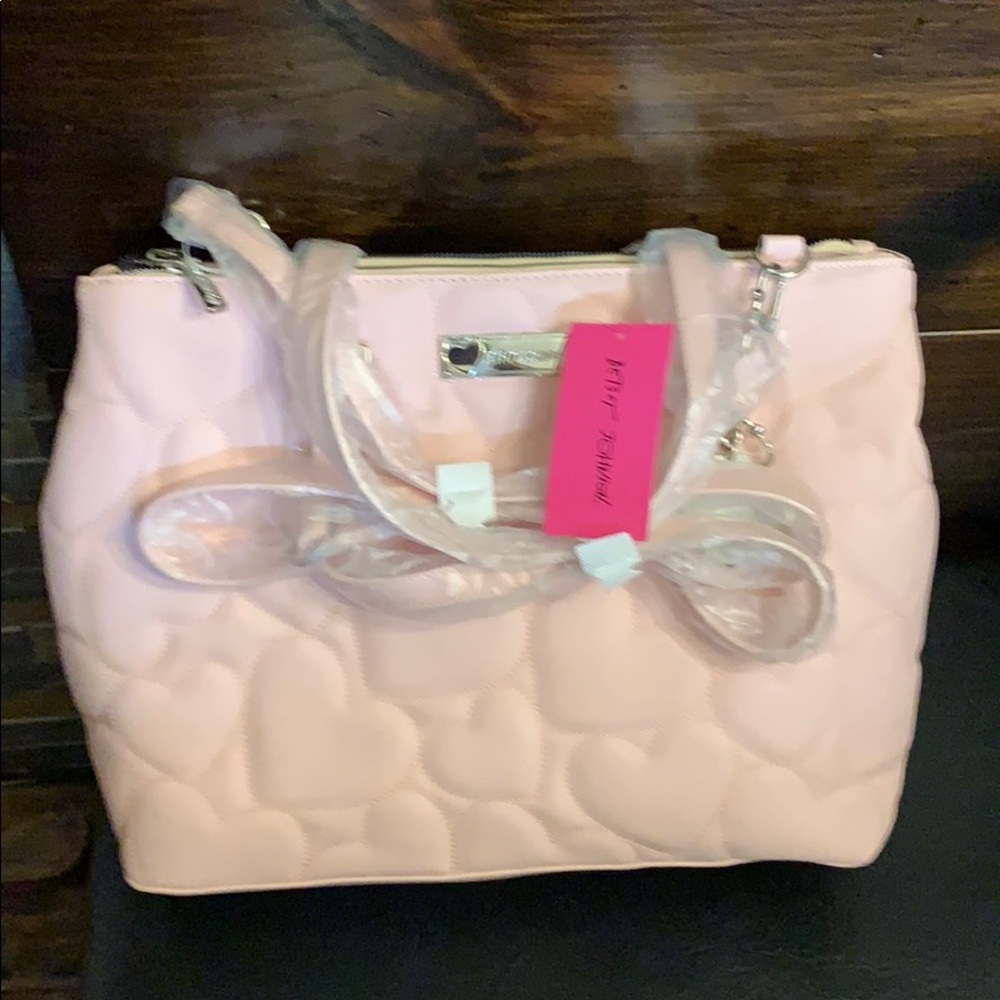 New with tags Betsy Johnson satchel purse